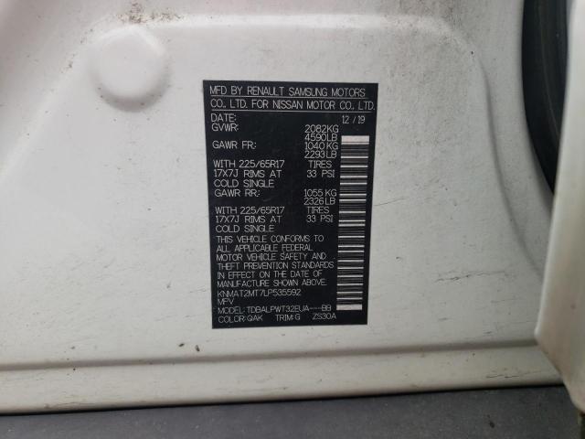 Photo 10 from auction – 2020 NISSAN ROGUE S with VIN KNMAT2MT7LP535592