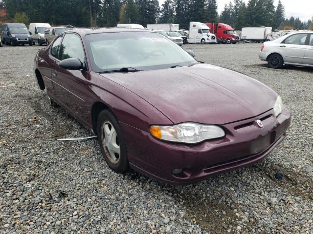 CHEVROLET MONTE CARL 2004 with VIN 2G1WX12K049122243 - Photo from auction