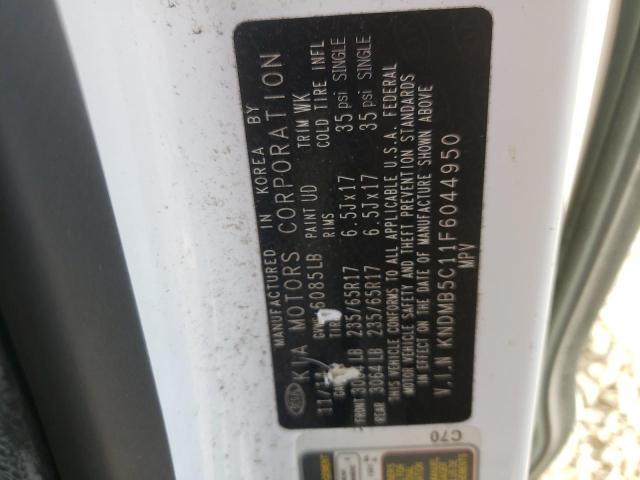 Photo 10 from auction – 2015 KIA SEDONA LX with VIN KNDMB5C11F6044950