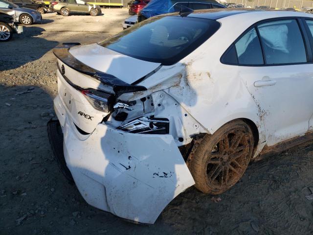 Photo 9 from auction – 2021 TOYOTA COROLLA SE with VIN 5YFS4MCE5MP076045