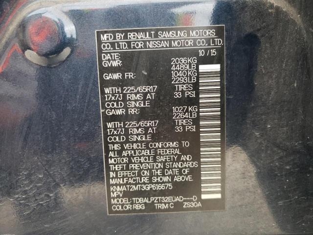 Photo 10 from auction – 2016 NISSAN ROGUE S with VIN KNMAT2MT3GP616675
