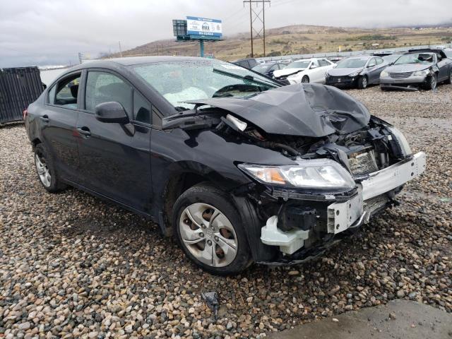 HONDA CIVIC LX 2013 with VIN 19XFB2F50DE001696 - Photo from auction