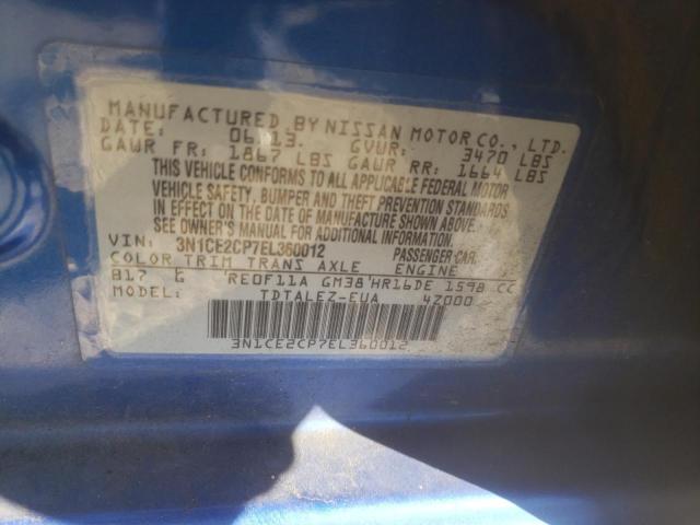 Photo 10 from auction – 2014 NISSAN VERSA NOTE with VIN 3N1CE2CP7EL360012