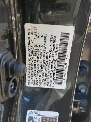 Photo 10 from auction – 2016 HONDA CR-V EX with VIN 2HKRM4H50GH630360