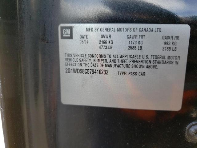 Photo 10 from auction – 2007 CHEVROLET IMPALA SUP with VIN 2G1WD58C579410232