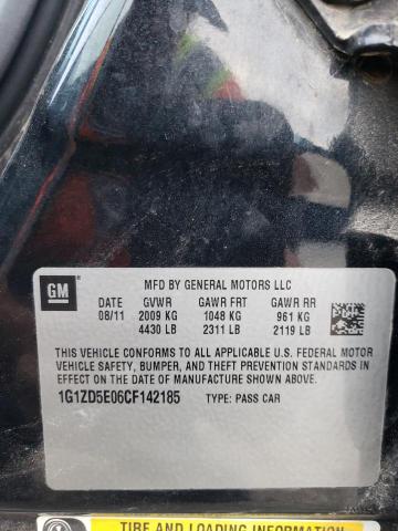 Photo 10 from auction – 2012 CHEVROLET MALIBU 2LT with VIN 1G1ZD5E06CF142185