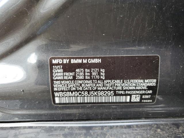 Photo 10 from auction – 2018 BMW M3 with VIN WBS8M9C58J5K98295