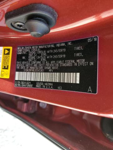 Фото 10 с аукциона – 2018 TOYOTA HIGHLANDER с VIN 5TDKZRFH6JS545361