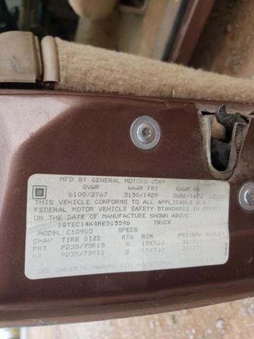 Photo 10 from auction – 1994 GMC SIERRA C15 with VIN 1GTEC14K4RE515596