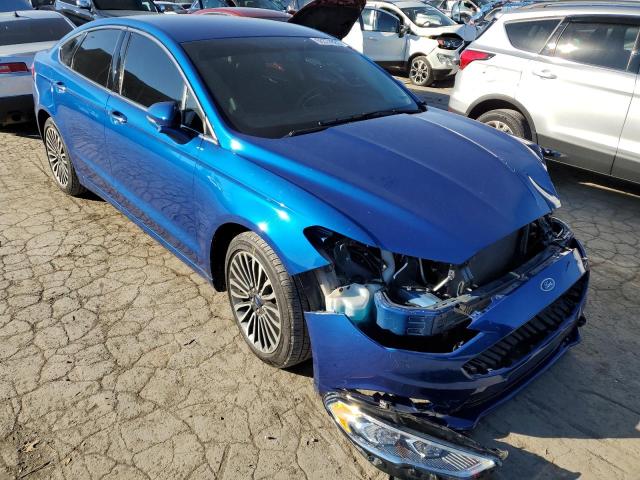 FORD FUSION SE 2018 with VIN 3FA6P0HD3JR143061 - Photo from auction