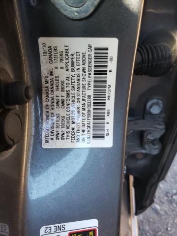 Photo 10 from auction – 2011 HONDA CIVIC LX with VIN 2HGFA1F59BH303388