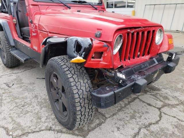 Photo 9 from auction – 2000 JEEP WRANGLER / with VIN 1J4FA49S4YP781153