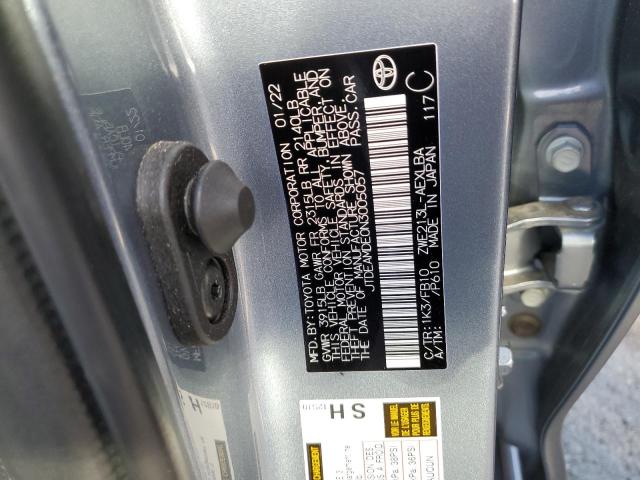 Photo 10 from auction – 2022 TOYOTA COROLLA LE with VIN JTDEAMDE0N3005057