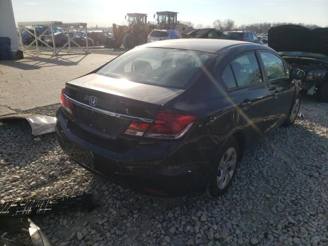 Photo 4 from auction – 2014 HONDA CIVIC LX with VIN 2HGFB2F52EH537671