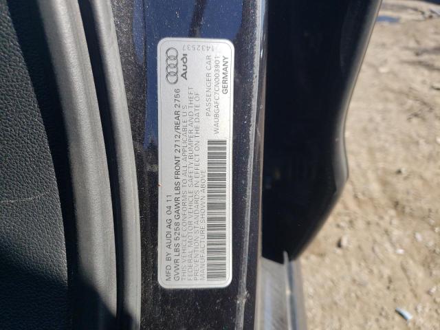 Photo 10 from auction – 2012 AUDI A6 with VIN WAUBGAFC7CN003901