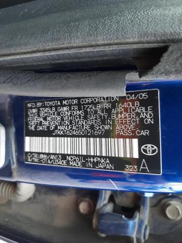 Photo 10 from auction – 2005 TOYOTA SCION XA with VIN JTKKT624650121697