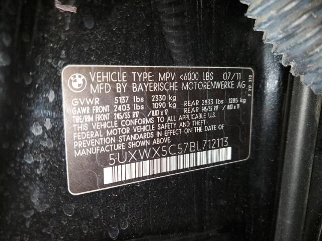 Photo 10 from auction – 2011 BMW X3 XDRIVE2 with VIN 5UXWX5C57BL712113