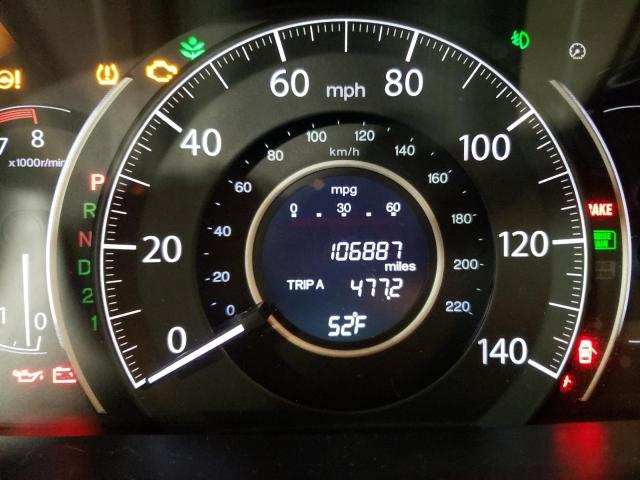 Photo 8 from auction – 2012 HONDA CR-V EXL with VIN 5J6RM4H76CL026359