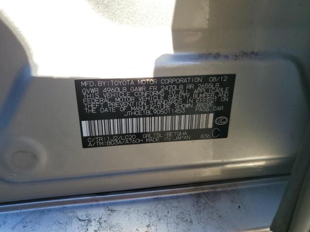 Photo 10 from auction – 2013 LEXUS GS 350 with VIN JTHCE1BL9D5011453