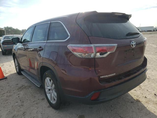 Photo 3 from auction – 2016 TOYOTA HIGHLANDER with VIN 5TDZARFH4GS018482