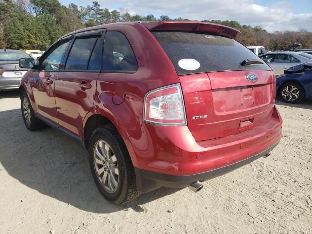 Photo 3 from auction – 2009 FORD EDGE SEL with VIN 2FMDK38C59BA95836