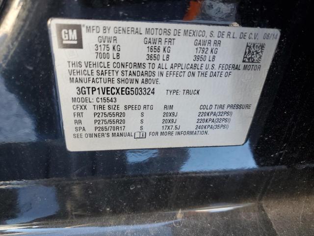 Photo 10 from auction – 2014 GMC SIERRA C15 with VIN 3GTP1VECXEG503324