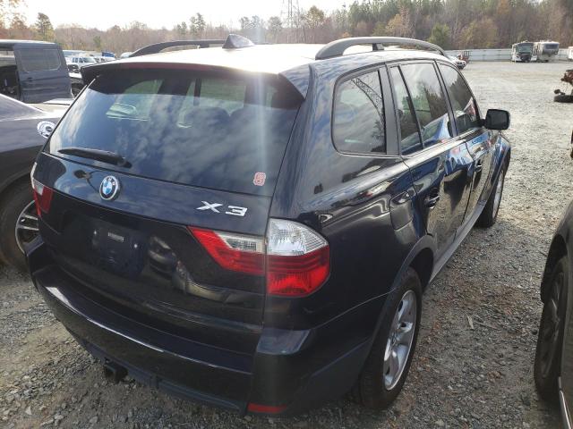 Photo 4 from auction – 2008 BMW X3 3.0SI with VIN WBXPC93408WJ20854