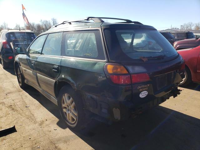 Photo 3 from auction – 2000 SUBARU LEGACY OUT with VIN 4S3BH6863Y7648531