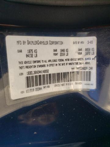 Photo 10 from auction – 2004 DODGE STRATUS SE with VIN 1B3EL36X24N146932