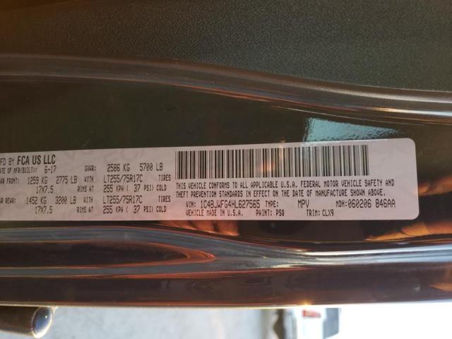 Photo 10 from auction – 2017 JEEP WRANGLER U with VIN 1C4BJWFG4HL627565