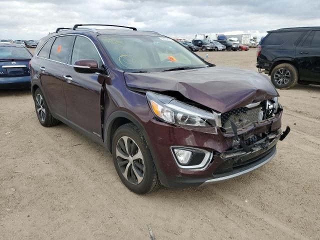KIA SORENTO EX 2017 with VIN 5XYPHDA56HG337285 - Photo from auction