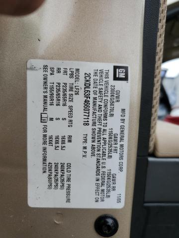 Photo 10 from auction – 2006 PONTIAC TORRENT with VIN 2CKDL63F466077118