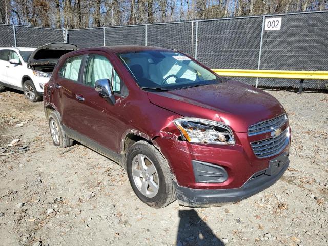 CHEVROLET TRAX LS 2016 with VIN 3GNCJNSB2GL276612 - Photo from auction