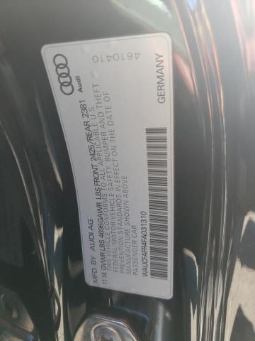 Photo 10 from auction – 2015 AUDI A5 PREMIUM with VIN WAUCFAFR4FA031310