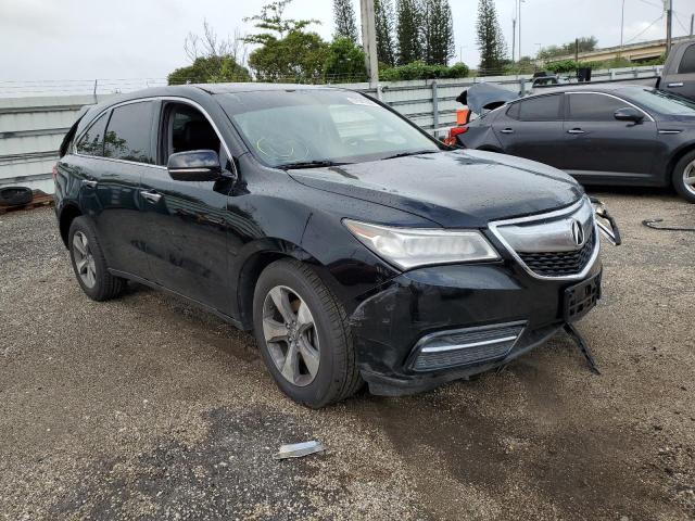 ACURA MDX 2015 with VIN 5FRYD3H28FB009472 - Photo from auction