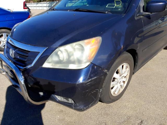 Photo 9 from auction – 2008 HONDA ODYSSEY with VIN 5FNRL387X8B056851