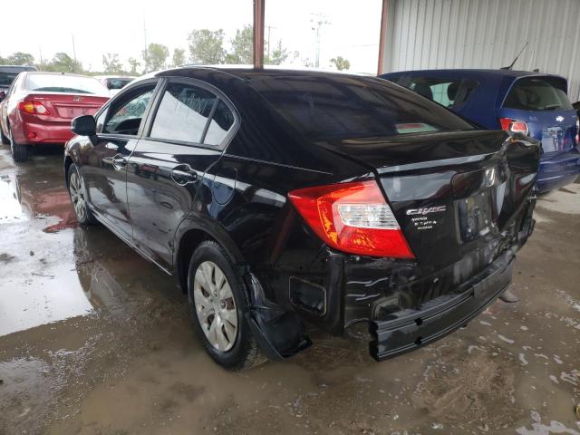 Photo 3 from auction – 2012 HONDA CIVIC LX with VIN 19XFB2F51CE057211