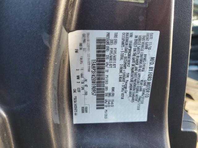 Photo 10 from auction – 2011 FORD FOCUS SE with VIN 1FAHP3FN2BW190957