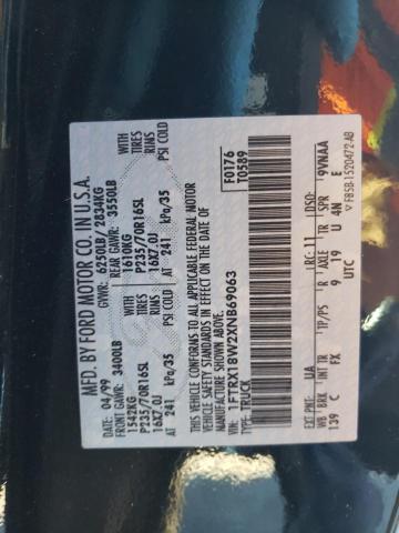Photo 10 from auction – 1999 FORD F150 with VIN 1FTRX18W2XNB69063