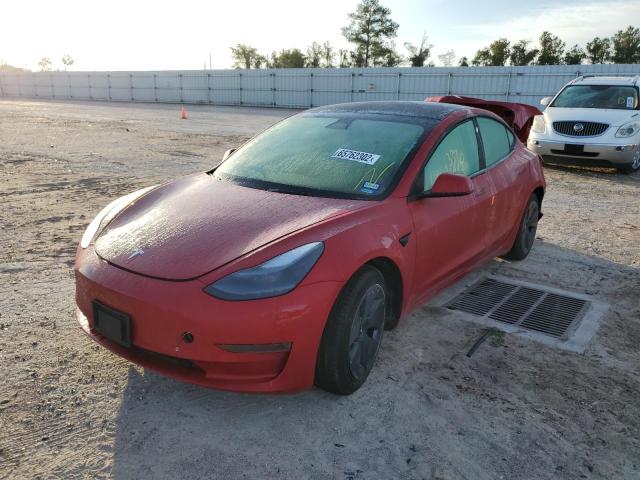 Photo 2 from auction – 2022 TESLA MODEL 3 with VIN 5YJ3E1EA8NF118621