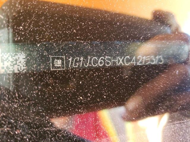 Photo 10 from auction – 2012 CHEVROLET SONIC LT with VIN 1G1JC6SHXC4215313