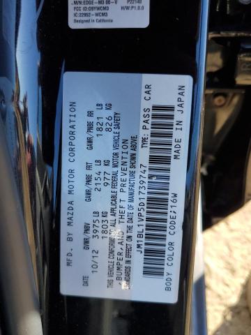 Photo 10 from auction – 2013 MAZDA 3 I with VIN JM1BL1VP5D1739747