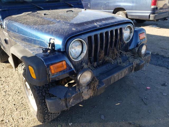 Photo 9 from auction – 2000 JEEP WRANGLER / with VIN 1J4FA49S8YP717746