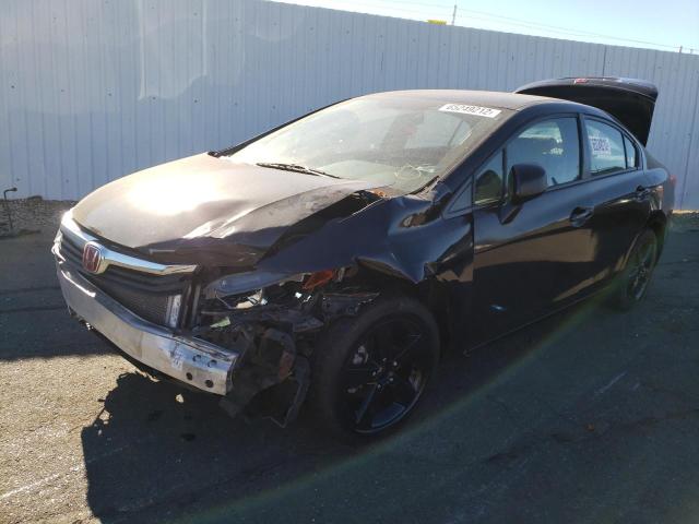 Photo 2 from auction – 2012 HONDA CIVIC LX with VIN 19XFB2F50CE338982