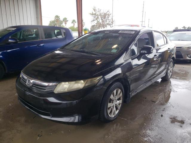 Photo 2 from auction – 2012 HONDA CIVIC LX with VIN 19XFB2F51CE057211