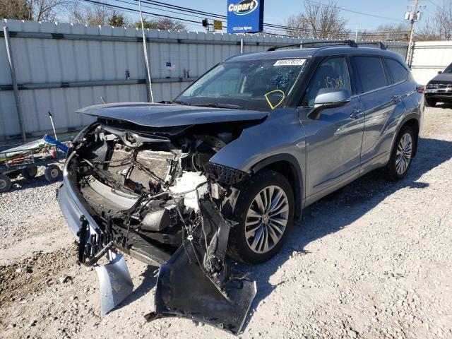 Photo 2 from auction – 2022 TOYOTA HIGHLANDER with VIN 5TDFZRBH9NS204095
