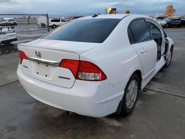 Photo 4 from auction – 2010 HONDA CIVIC HYBR with VIN JHMFA3F25AS005202