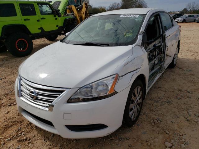 Photo 2 from auction – 2015 NISSAN SENTRA S with VIN 3N1AB7AP1FY307097