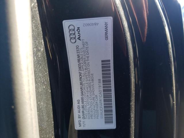 Photo 10 from auction – 2012 AUDI A5 PREMIUM with VIN WAUCFAFR1CA019188