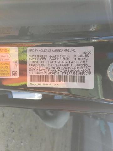Photo 10 from auction – 2021 ACURA TLX with VIN 19UUB5F37MA002310